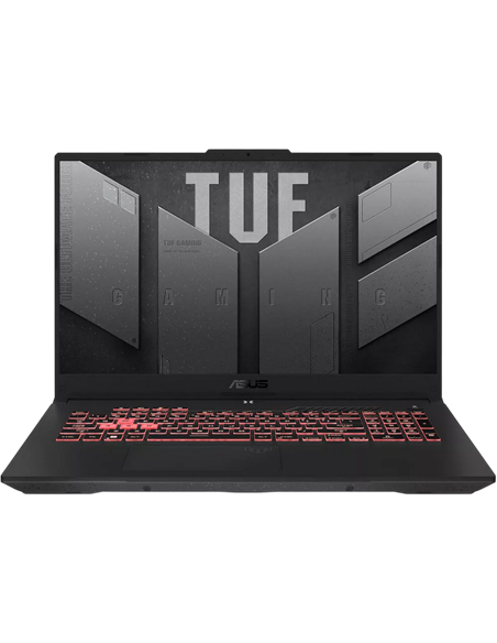 Игровой ноутбук 17,3" ASUS TUF Gaming A17 FA707NVR, Mecha Gray, AMD Ryzen 7 7435HS, 16Гб/1024Гб, Без ОС