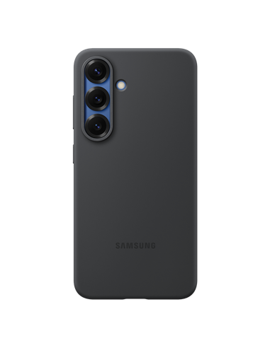 Чехол Samsung Silicone Cover для Galaxy S25, Чёрный