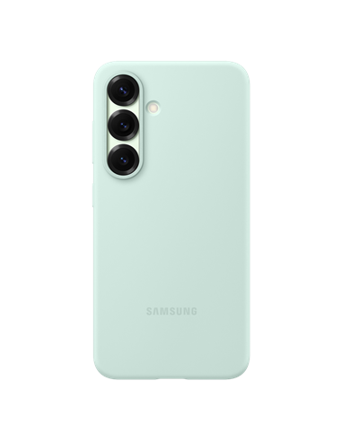 Husă Samsung Silicone Cover pentru Galaxy S25, Mentă
