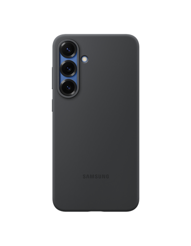 Чехол Samsung Silicone Cover для Galaxy S25+, Чёрный