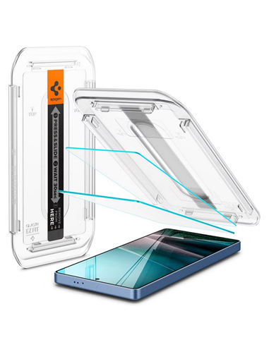 Защитное стекло Spigen EZ FIT для Samsung S25 Ultra, 2 шт, Прозрачный
