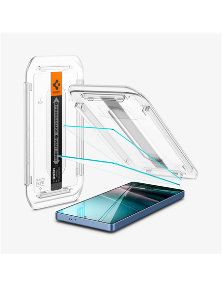 Sticlă de protecție Spigen EZ FIT pentru Samsung S25 Ultra, 2 buc,Transparent