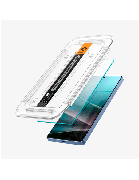 Sticlă de protecție Spigen EZ FIT pentru Samsung S25 Ultra, 2 buc,Transparent