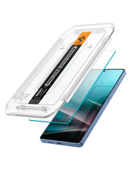 Защитное стекло Spigen EZ FIT для Samsung S25 Ultra, 2 шт, Прозрачный Защитное стекло Spigen EZ FIT для Samsung S25 Ultra, 2 шт, Прозрачный