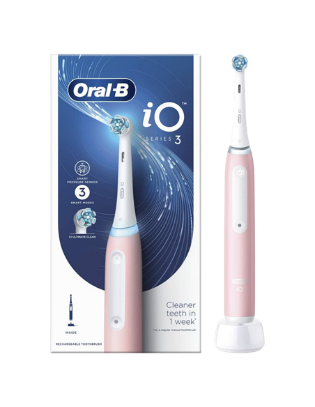 Periuță de dinți electrică Braun Oral-B iO3, Roz