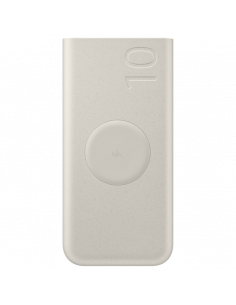 Acumulator extern Samsung Super Fast Wireless Charging, 10000mAh, Bej
