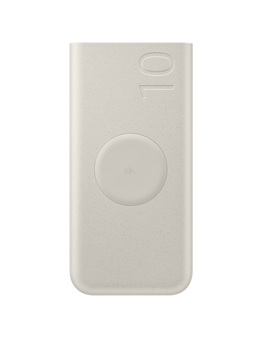 Acumulator extern Samsung Super Fast Wireless Charging, 10000mAh, Bej