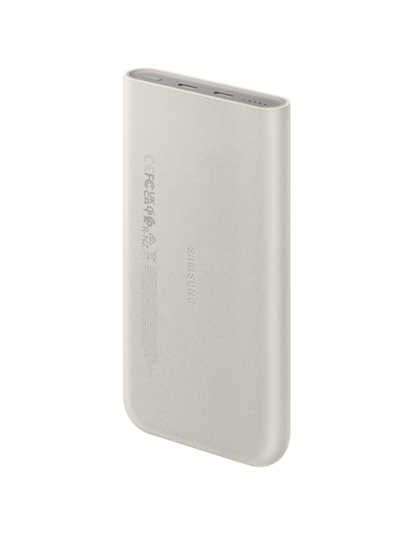Портативное зарядное устройство Samsung Super Fast Wireless Charging, 10000мА·ч, Бежевый