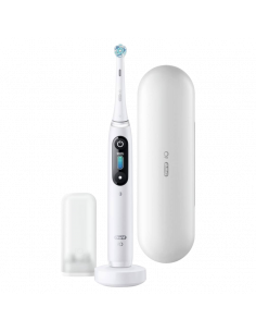 Periuță de dinți electrică Braun Oral-B iO 8, White Alabaster