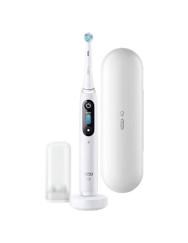 Электрическая зубная щетка Braun Oral-B iO 8, White Alabaster