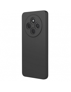 Husă Xcover Soft Touch (Microfiber) pentru Xiaomi Redmi 14C, Negru