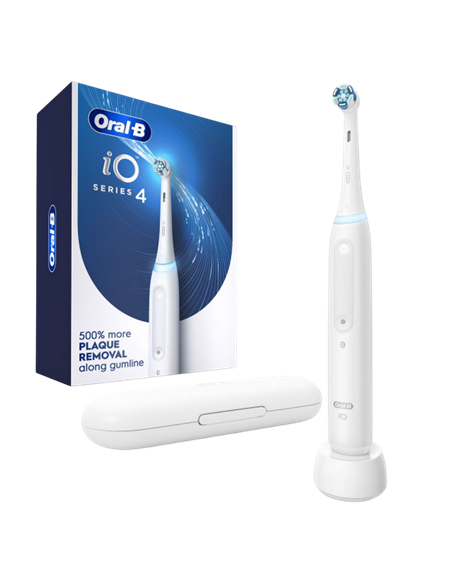 Periuță de dinți electrică Braun Oral-B iO 4, Quite White