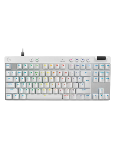 Клавиатура Logitech G Pro X TKL Rapid, Проводное, Белый