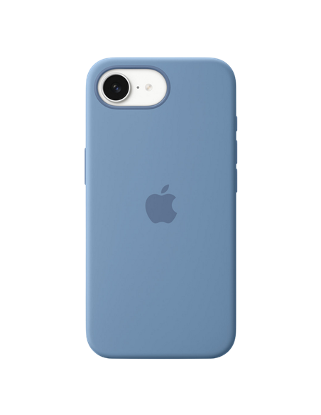 Чехол Apple Silicone Case для iPhone 16e, Зимний голубой