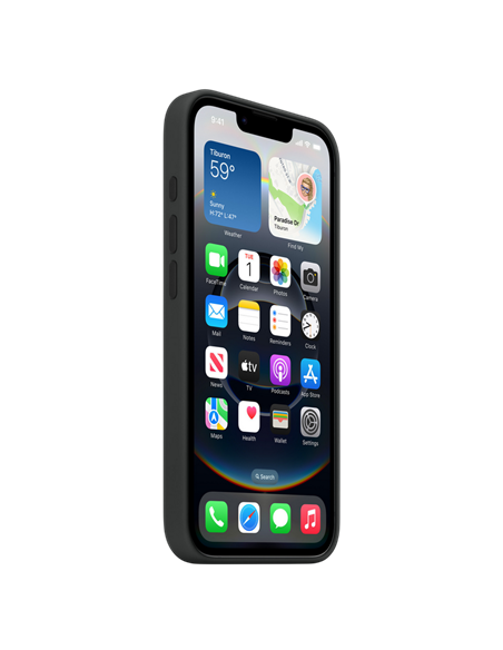 Чехол Apple Silicone Case для iPhone 16e, Чёрный