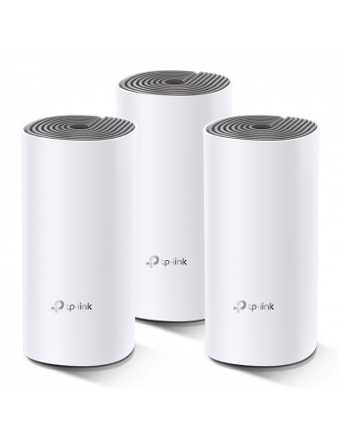 TP-LINK Deco E4 (3-pack) AC1200 Mesh Wi-Fi System, 2 LAN Port, 867Mbps on 5GHz + 300Mbps on 2.4GHz, 802.11ac/b/g/n, Wi-Fi De...
