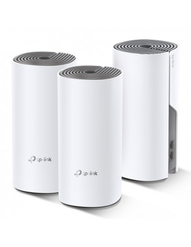TP-LINK Deco E4 (3-pack) AC1200 Mesh Wi-Fi System, 2 LAN Port, 867Mbps on 5GHz + 300Mbps on 2.4GHz, 802.11ac/b/g/n, Wi-Fi De...