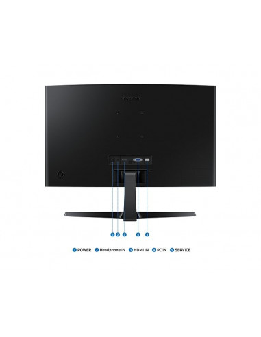 23.8” Monitor SAMSUNG Essential S3 S36GD/ Curved/ 100Hz/ Black