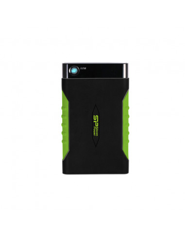 2.5” Внешний HDD Silicon Power Armor A15 / 1TB / USB3.2 / Black/Green