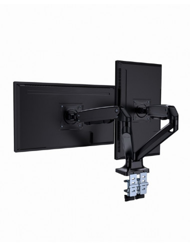 Brat de montare pentru 2 monitoare, cu miscare completa, 17”-35” Gembird MA-DA2-03