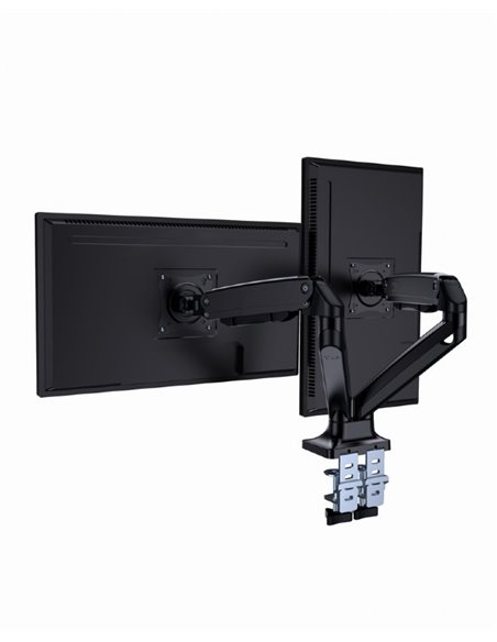 Brat de montare pentru 2 monitoare, cu miscare completa, 17”-35” Gembird MA-DA2-03