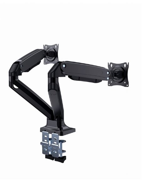Brat de montare pentru 2 monitoare, cu miscare completa, 17”-35” Gembird MA-DA2-03