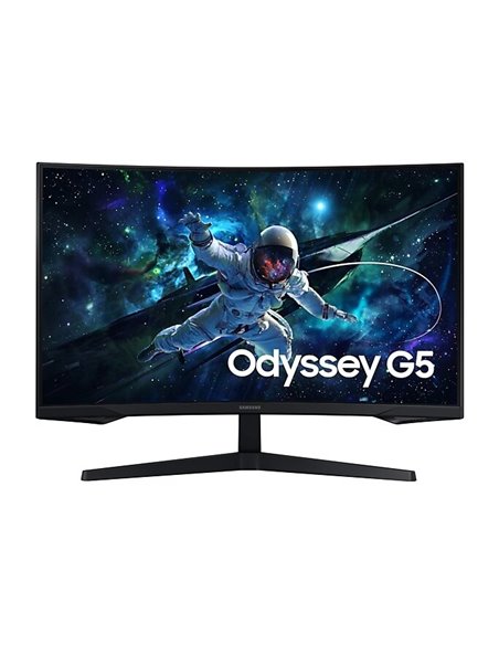 31.5” Monitor Gaming SAMSUNG Odyssey G5 G55C/ QHD/ Curved/ 165Hz/ 1ms/ Black