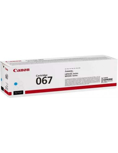 Laser Cartridge Canon 067 C (5101C002), Cyan (1250 pages) for F651Cw /MF655Cdw /MF657Cdw /LBP631Cw /LBP633Cdw.