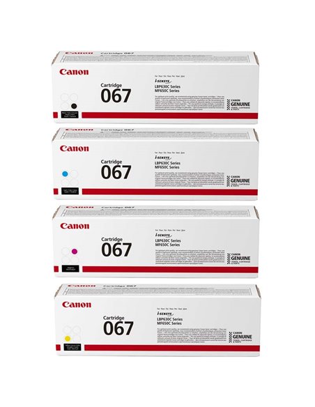 Laser Cartridge Canon 067 M (5100C002), Magenta (1250 pages) for F651Cw /MF655Cdw /MF657Cdw /LBP631Cw /LBP633Cdw.