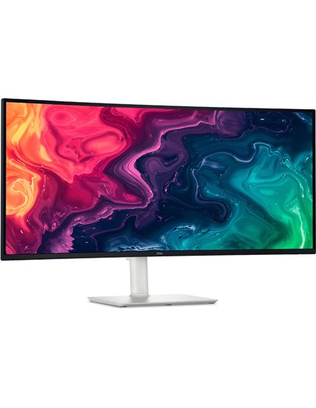 34.0” Monitor DELL S3425DW / Curved / 21:9 / UltraWide QHD / 100Hz / Silver/Black