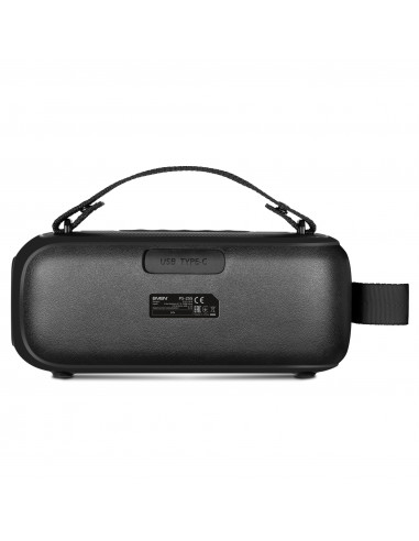 Boxa portabila cu microfon SVEN PS-255 / 12W RMS / FM tuner / USB / Black