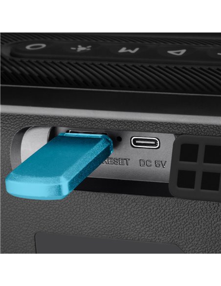 Boxa portabila cu microfon SVEN PS-255 / 12W RMS / FM tuner / USB / Black