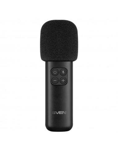 Boxa portabila cu microfon SVEN PS-255 / 12W RMS / FM tuner / USB / Black