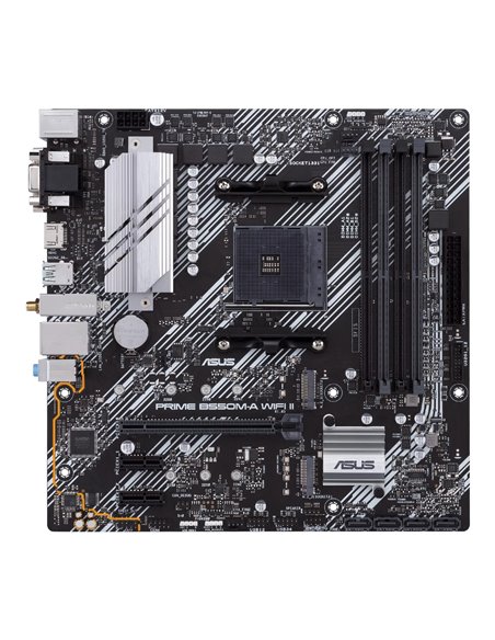 Placa de baza ASUS PRIME B550M-A WI-FI II / AM4 / B550 / DDR4 / mATX