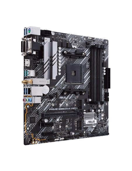 Placa de baza ASUS PRIME B550M-A WI-FI II / AM4 / B550 / DDR4 / mATX