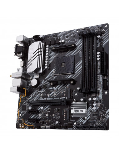 Placa de baza ASUS PRIME B550M-A WI-FI II / AM4 / B550 / DDR4 / mATX