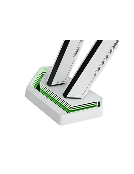 Suport birou pentru monitoare Lumi LDT93-C024L, Alb