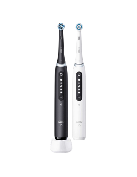 Электрическая зубная щетка Braun Oral-B iO5 Duo, Черный | Белый