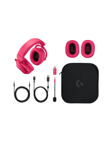 Игровая Гарнитура Logitech G Pro X 2, Беспроводной, Розовый