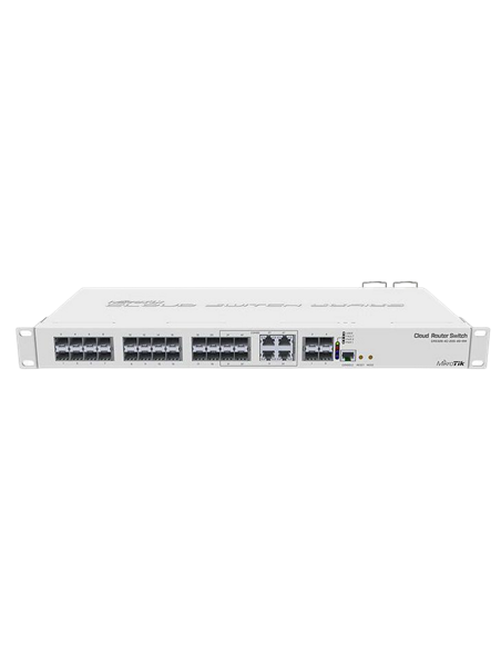 Сетевой коммутатор MikroTik CRS328-4C-20S-4S+RM, Белый