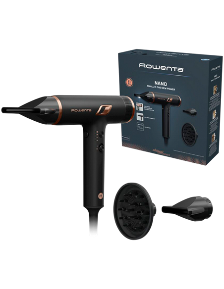 Фен Rowenta HY8310F0, 1700Вт, Чёрный Фен Rowenta HY8310F0, 1700Вт, Чёрный