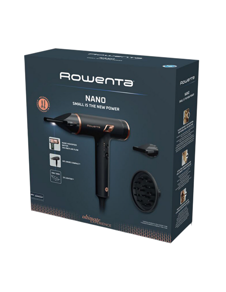 Uscător de păr Rowenta HY8310F0, 1700W, Negru