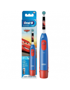 Электрическая зубная щетка Braun Oral-B Stages Power Cars, Синий | Красный