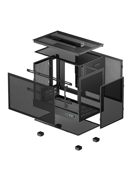 Компьютерный корпус Deepcool CH160, Mini-ITX, Без блока питания, Чёрный Компьютерный корпус Deepcool CH160, Mini-ITX, Без блока питания, Чёрный