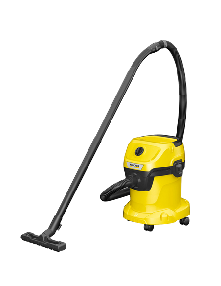 Aspirator Karcher 1.628-122.01 WD 3 V-15/6/20 + Filtre-saci KFI 357, Galben