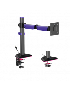 Suport birou pentru monitoare Lumi LDT89-C012L, Negru