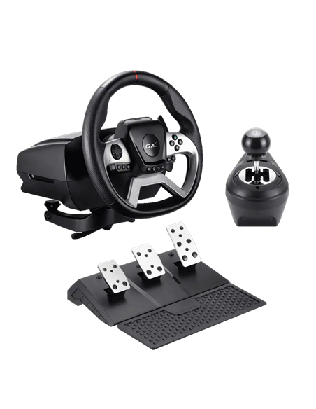 Volan Gaming Genius SpeedMaster X5 FF, Negru Volan Gaming Genius SpeedMaster X5 FF, Negru