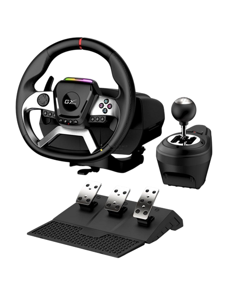 Игровой руль Genius SpeedMaster X5 FF, Чёрный