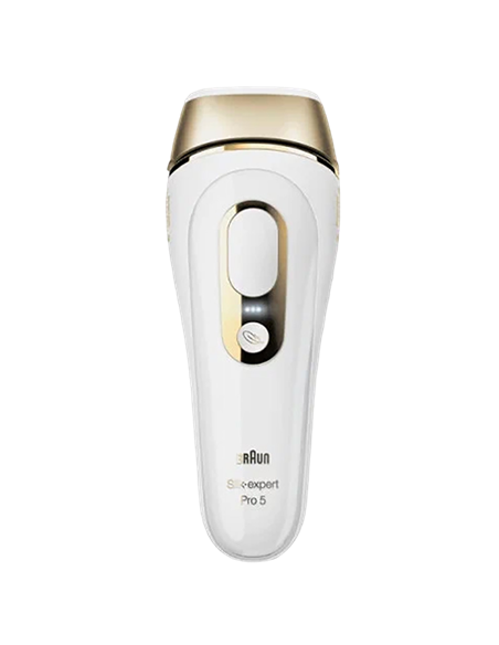 Фотоэпилятор Braun PL5157 Silk-expert Pro 5, Белый | Золотистый