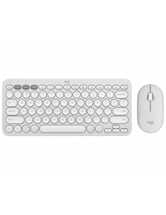Клавиатура и мышь Logitech Pebble 2 Combo, Беспроводное, Белый